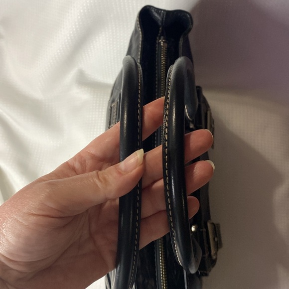 Michael Michael Kors Black Leather Satchel NWOT - Picture 5 of 14